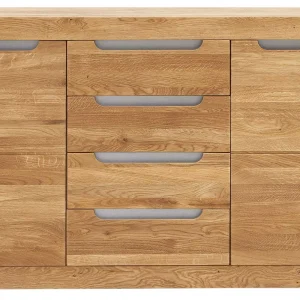 160x82x44 Massives Sideboard Aus Wildeiche Bianco – Jiango 13