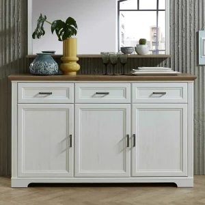 166x102x48 Landhaus Sideboard Mit Türen – Sinolita 10