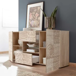 Holzdekor Sideboard In Sonoma-Eiche – Bielvas 12